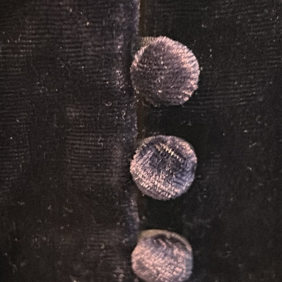 NWT Madewell Deep Blue Purple Velvet Spaghetti Strap V Neck Top - Picture 5 of 8